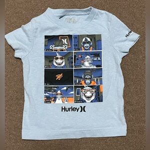 Little Boy’s light blue Hurley graphic tee